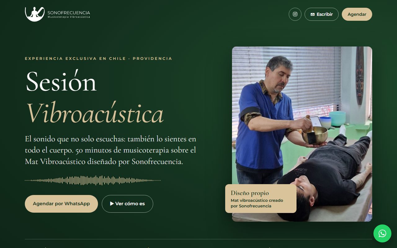 Sesión Vibroacústica